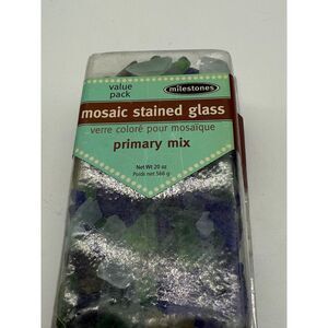 Mosaic Stained Glass - Primary Mix 1lbs  10 oz